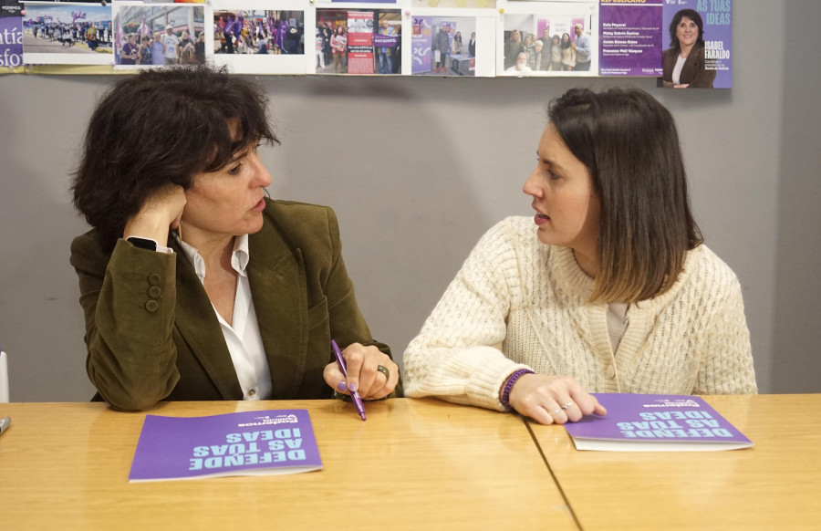 Irene Montero avisa que solo con la presencia de Podemos cambiarán las "cosas" en Galicia