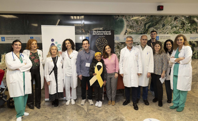 A Coruña reivindica la fuerza del lazo dorado en el Día Mundial del Cáncer Infantil