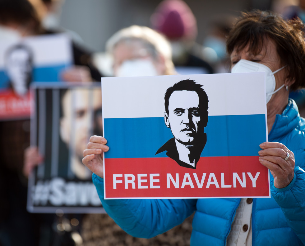 Manifestación por la liberación de Navalni @ EP