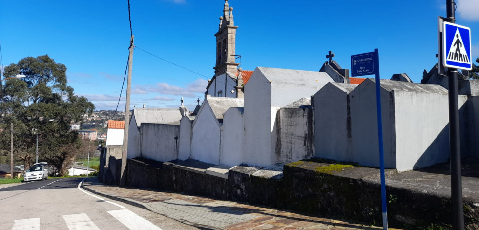 La Diputación incrementará la seguridad en una de las vías de acceso a la iglesia de Almeiras