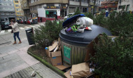La recogida de desperdicios todavía no se ha normalizado en A Coruña