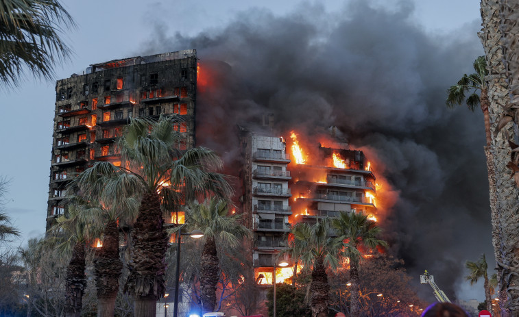 El juzgado archiva la causa del incendio de Valencia al descartar la Policía origen delictivo del fuego