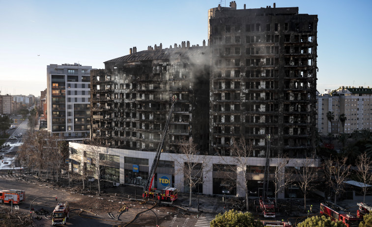 El edificio incendiado en Valencia se promocionaba con 