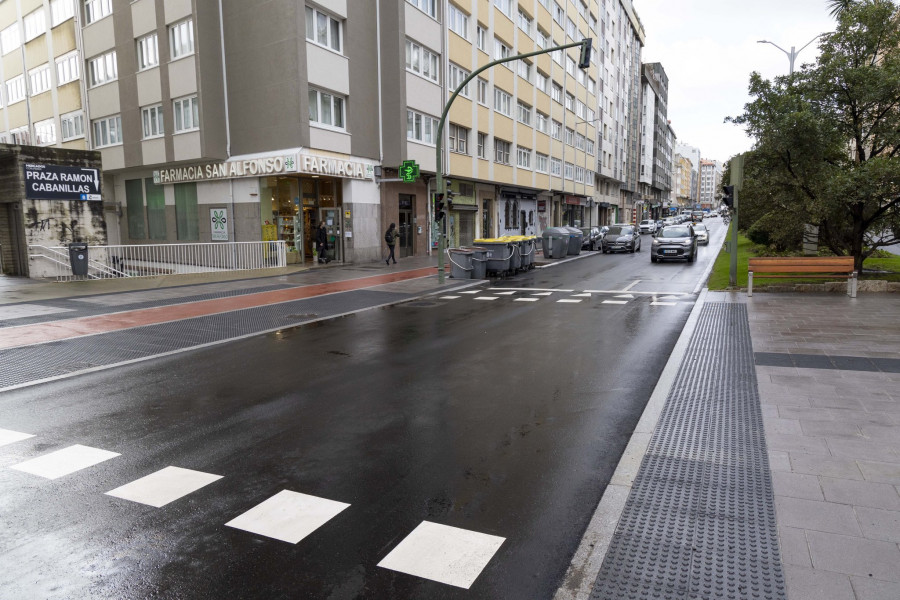 A Coruña completa las mejoras en la accesibilidad entre Ramón Cabanillas y Sagrada Familia