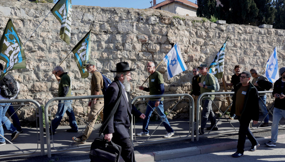 Judío ultra ortodoxo en Jerusalen