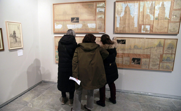 Inauguración de la exposición de Antonio Palacios