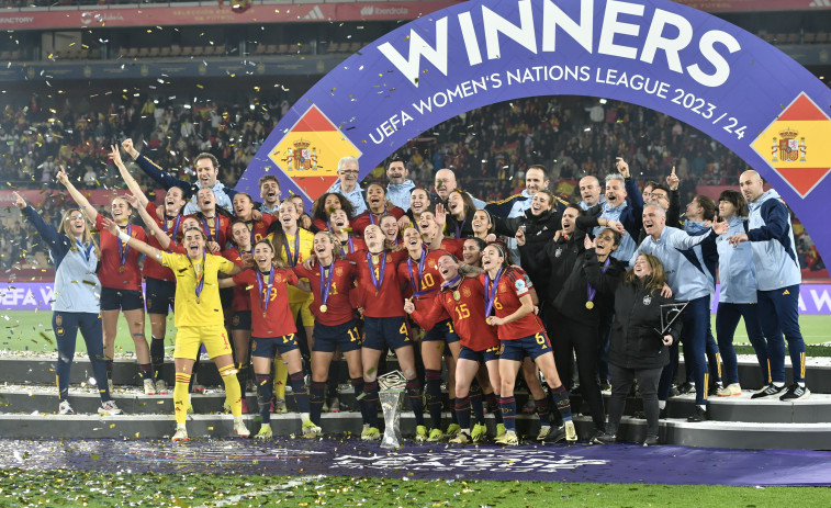 España, primera campeona de la Liga de Naciones al superar al Francia en Sevilla (2-0)