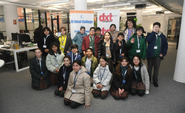 El alumnado de 5º de Primaria del colegio Franciscanos visitamos El Ideal Gallego