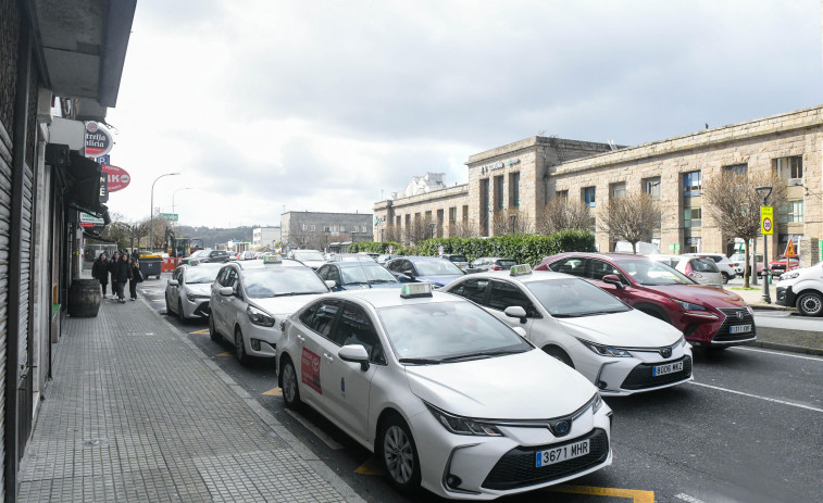 Más taxis de noche que de día en A Coruña para ajustarse a la amplia demanda