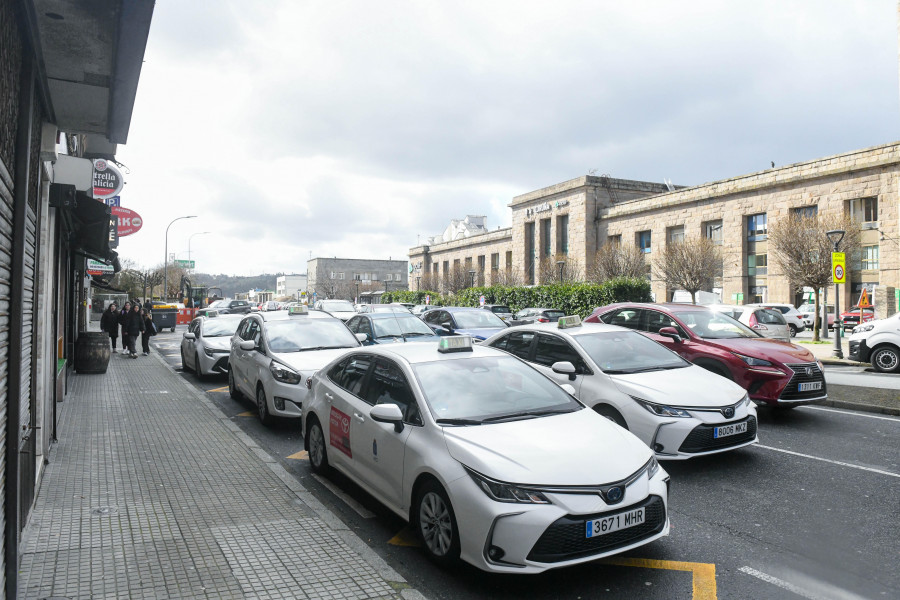 Más taxis de noche que de día en A Coruña para ajustarse a la amplia demanda