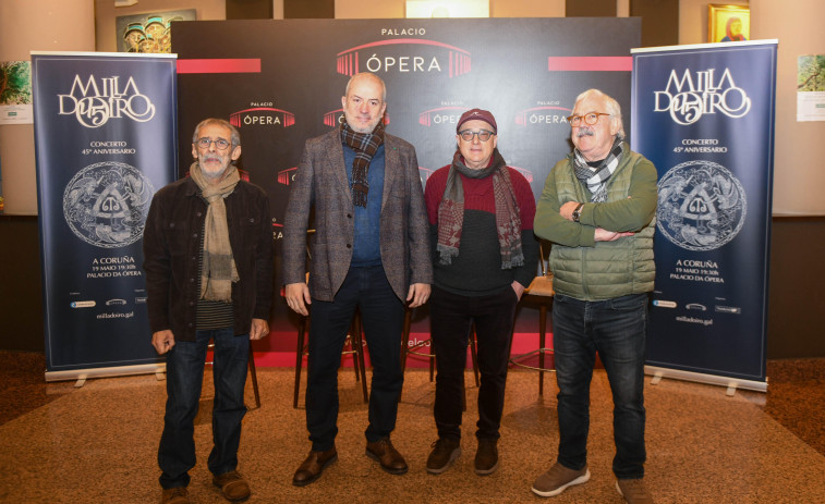 Milladoiro celebrará en el Palacio de la Ópera los 45 años de su primer concierto