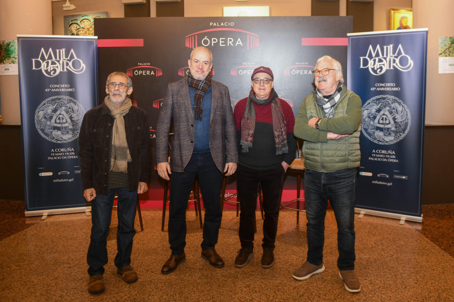 Milladoiro celebrará en el Palacio de la Ópera los 45 años de su primer concierto