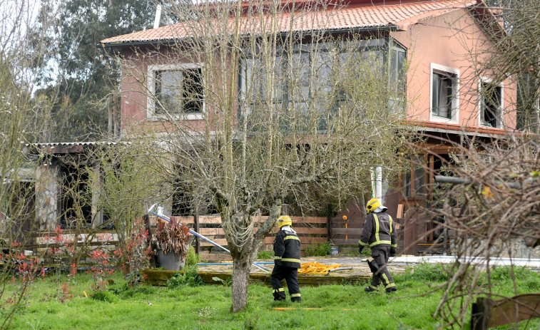 Muere una persona en un incendio en Bergondo