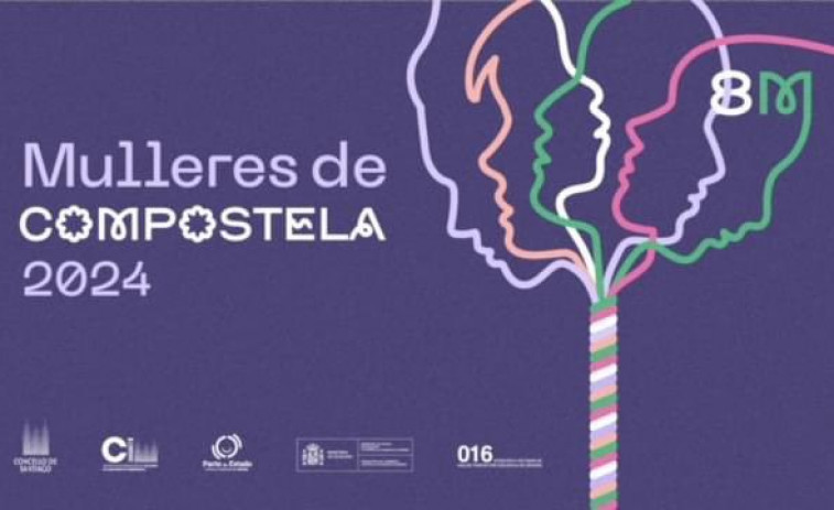 Compostela conmemora o 8-M cunha cerimonia para distinguir a santiaguesas relevantes