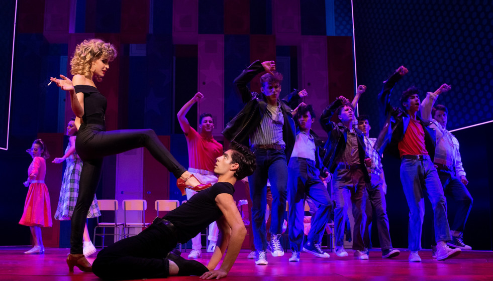 Grease el musical escena