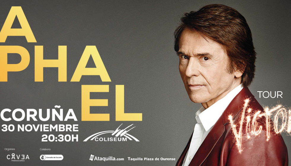 Gira de Raphael en A Coruña