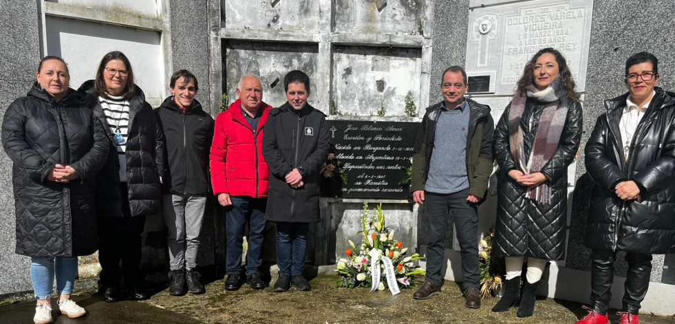 Bergondo homenajea al escritor José Blanco Amor