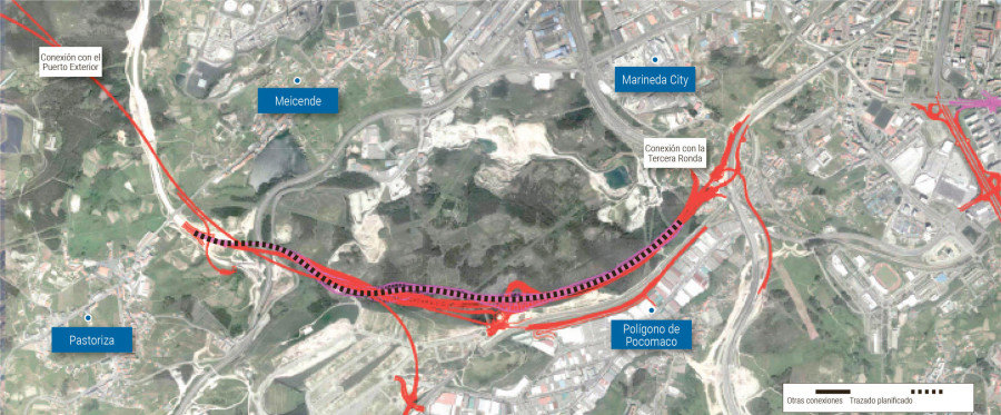 El Gobierno adjudica la redacción del proyecto para la Cuarta Ronda de A Coruña