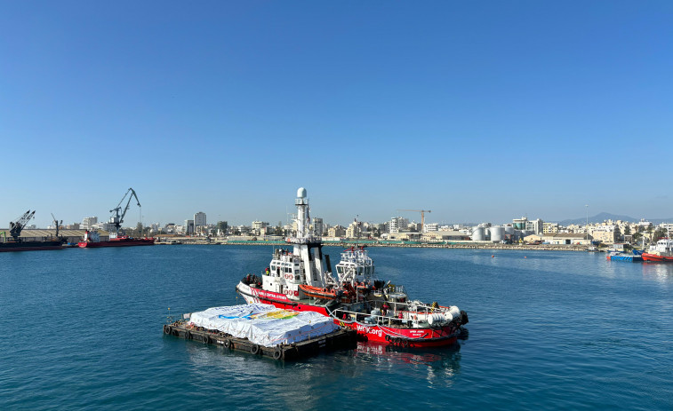 Zarpa el barco español que abre un corredor marítimo de ayuda humanitaria para Gaza
