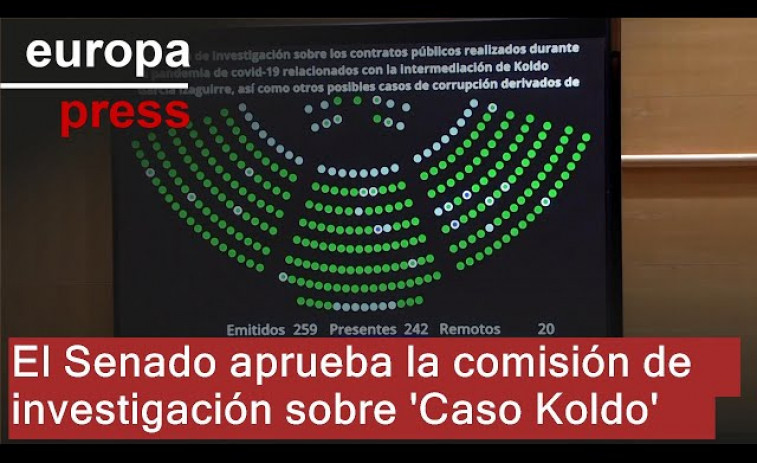 El Senado aprueba por unanimidad crear una comisión de investigación del caso Koldo