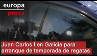 El rey Juan Carlos aterriza en Galicia en su primer viaje de 2024 a España