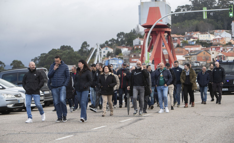 Trabajadores del metal exigen en Vigo más medidas de seguridad tras la muerte de un operario