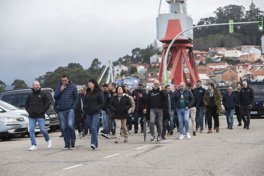 Trabajadores del metal exigen en Vigo más medidas de seguridad tras la muerte de un operario