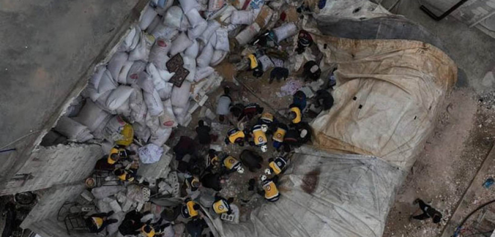 Mueren cinco niños por el derrumbe de un muro en una guardería del noroeste de Siria