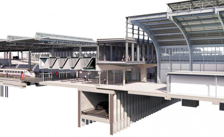 Ya es oficial: la intermodal de A Coruña tendrá 250 plazas de aparcamiento más