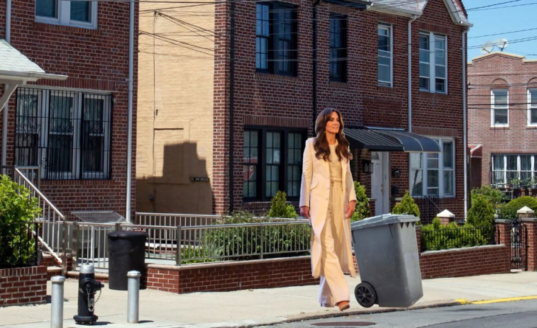 Nueva York usa un fotomontaje de Kate Middleton para promover los cubos de basura