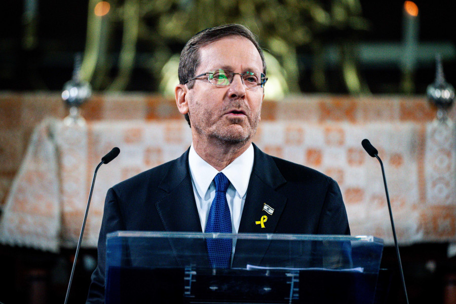 El presidente israelí vincula la liberación de los rehenes a la captura del líder de Hamás