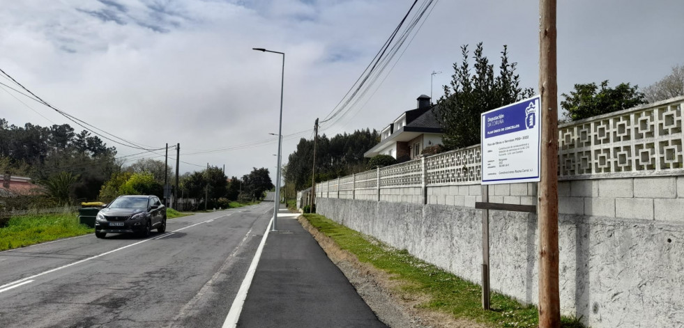 Bergondo finaliza la demandada senda que une Guísamo con Cecebre
