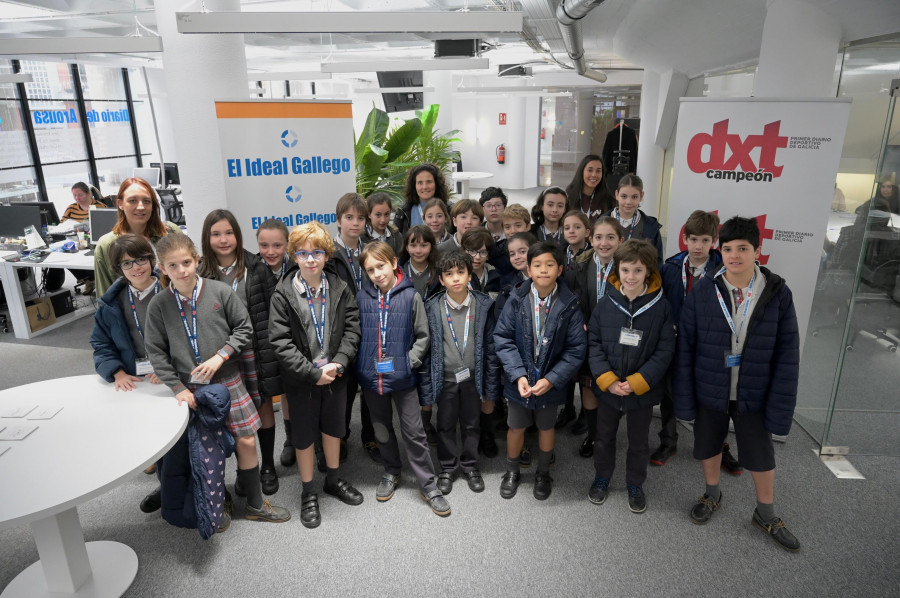 Los alumnos de 5ºA del colegio Compañía de María nos convertimos en periodistas por un día