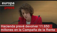 Hacienda prevé devolver 11.650 millones de euros en la campaña de la renta