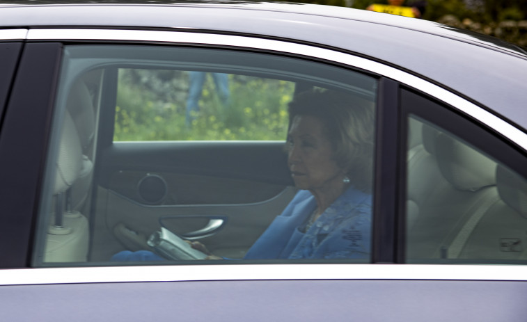 Felipe VI, tras visitar a la reina Sofía en el hospital: 