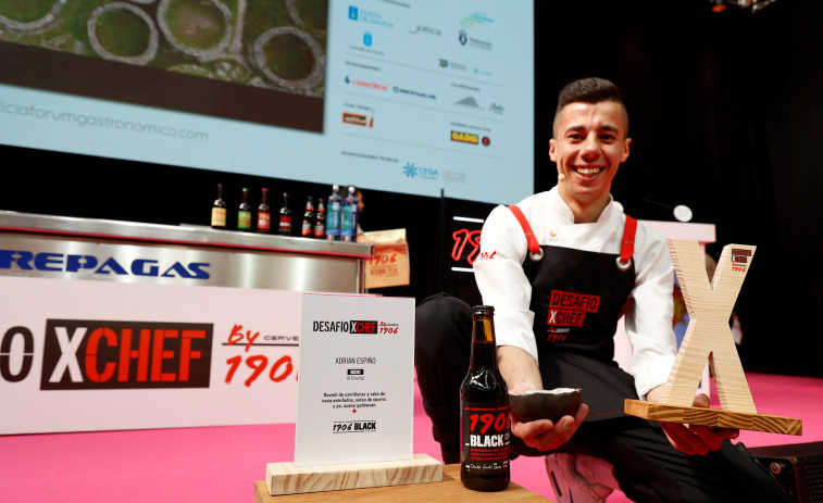 Adrián Espiño, de BIDO, gana el Desafío XChef de Cervezas 1906