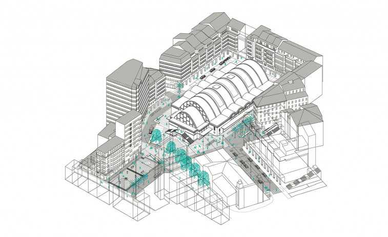 La reforma del mercado de San Agustín de A Coruña participará en los Premios Arquitectura 2024