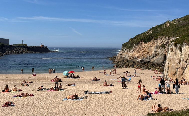 A Coruña en pleno abril: playa, tupper y casi 30 grados