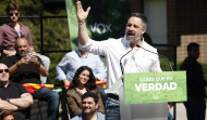 Detenida una persona tras el mitin de Abascal por lanzar un objeto que ha impactado contra un ertzaina