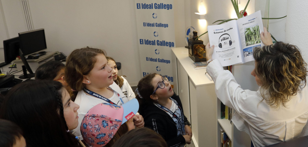 Los alumnos de 5ºB del Alborada, en El Ideal Gallego