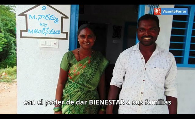 Palexco celebra el éxito de la primera Ventana Solidaria con la construcción de 33 viviendas en Anantapur