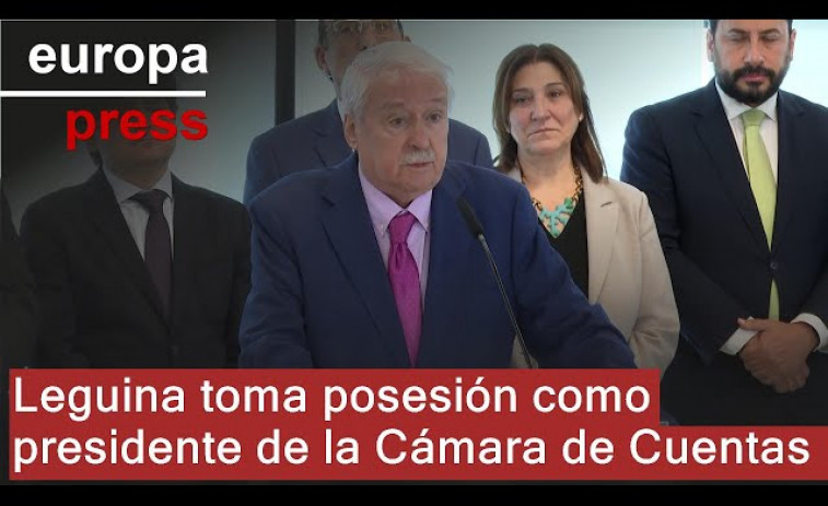 Leguina toma posesión como presidente de la Cámara de Cuentas