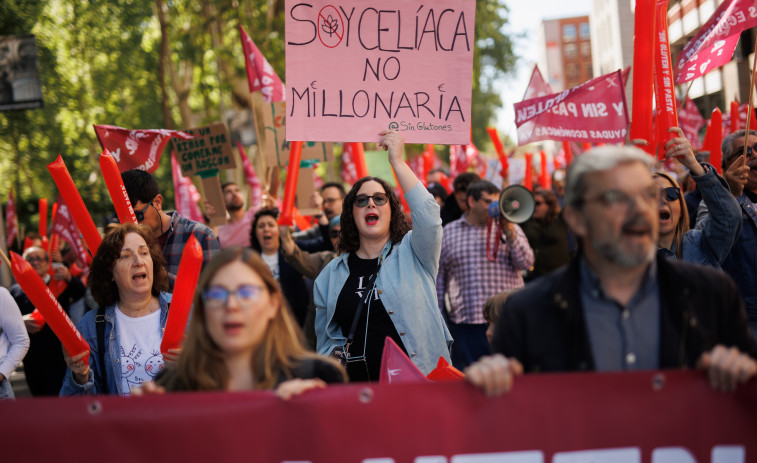 El colectivo celíaco pide ayudas económicas para sufragar el sobrecoste de la dieta sin gluten