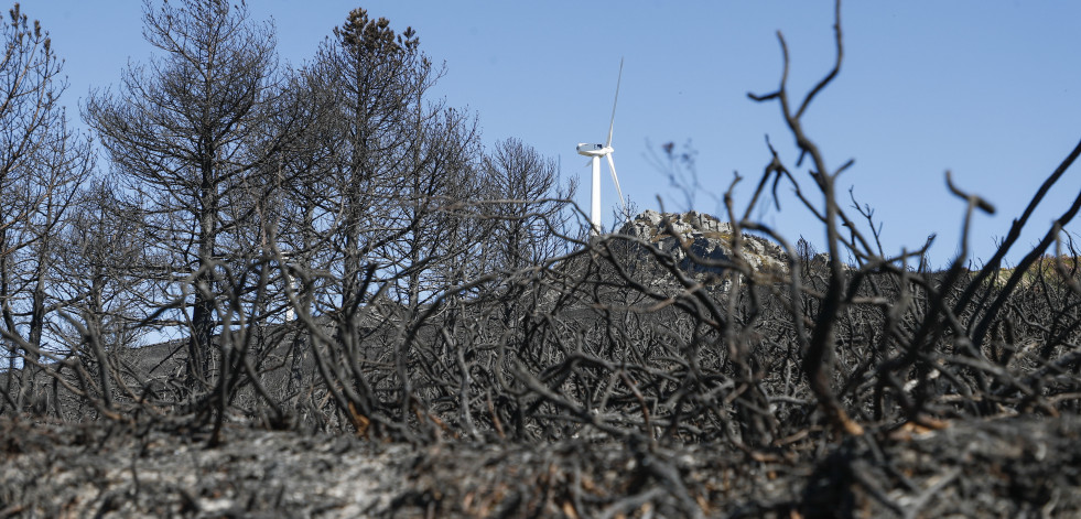 Extinguido el incendio de Cerdedo-Cotobade y estabilizado el de A Cañiza