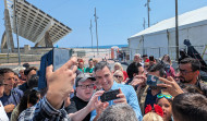 Sánchez visita por sorpresa la Feria de Abril de Barcelona