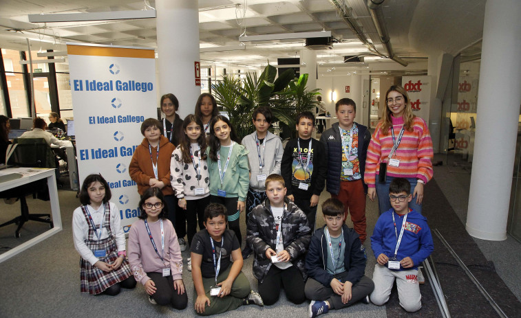 Los alumnos de 5ºC del colegio Sagrada Familia visitamos El Ideal Gallego