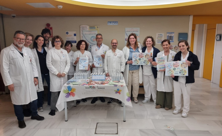 Los sanitarios coruñeses apelan  a la higiene de manos como vía eficaz para evitar enfermedades