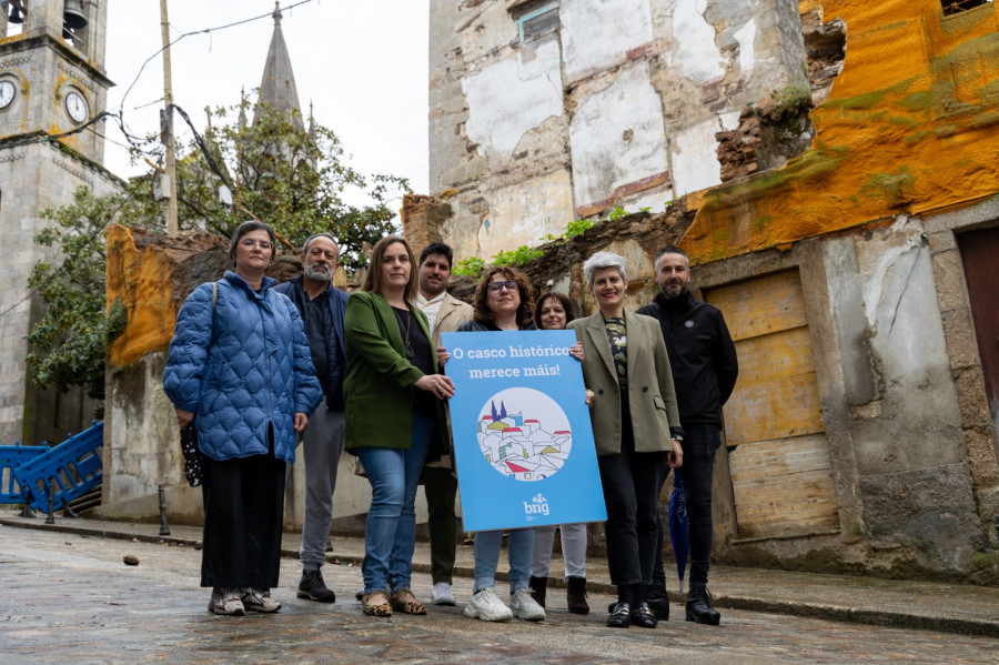 El BNG de Betanzos presenta su campaña para revitalizar el casco histórico