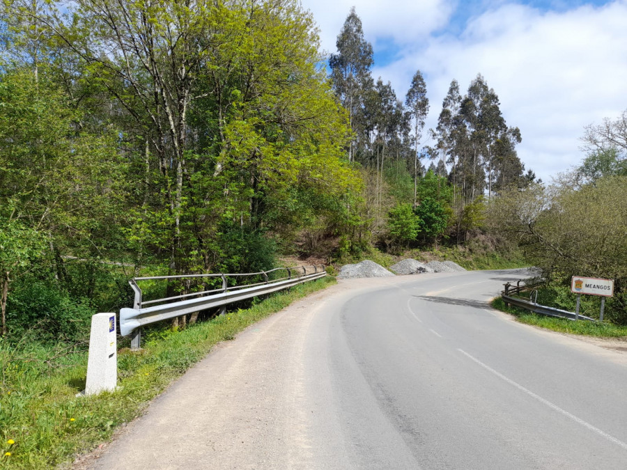 Abegondo solicita a la Xunta que el tramo del Camino en Meangos continúe la senda original