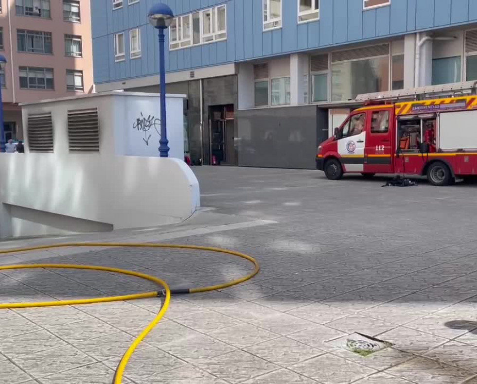 Incendio en edificio de Culleredo
